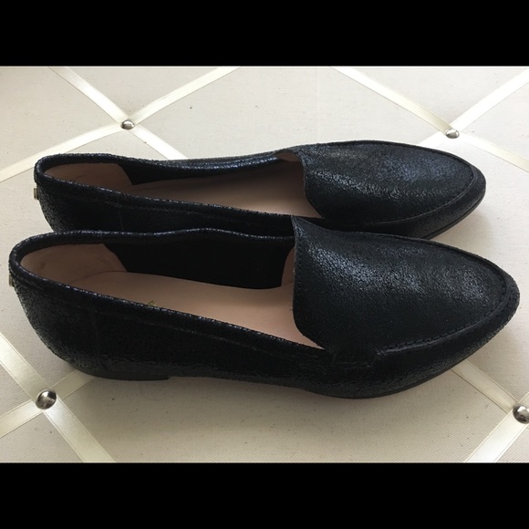 Kate Spade ‘Carima’ MISMATCH Black Leather Loafer - Picture 3 of 8